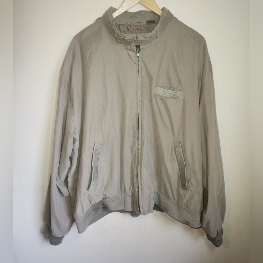 Vintage Member's Only Classic Khaki Jacket, Men's Size Large